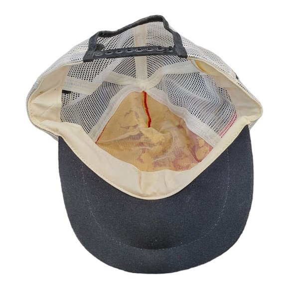 Vintage Motorcraft Quality Parts 3 Stripe Trucker Hat Mesh Snapback Cap USA READ - Picture 5 of 13